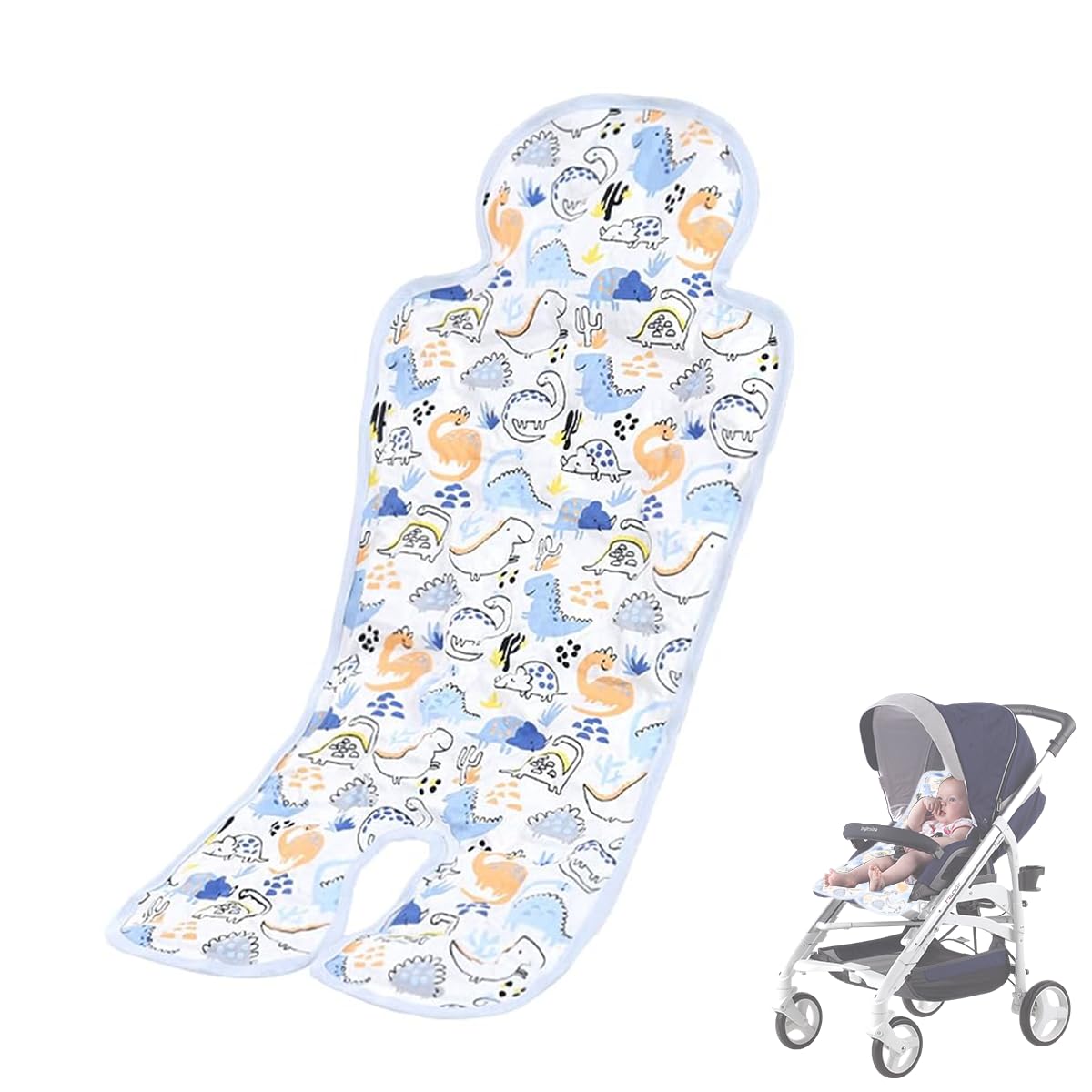 SNOWIE SOFT Baby Cool Mat Baby Stroller Cool Mat for 0-3 Years Old Cozy Cool Mat for Baby Stroller, Baby Bed, Car Seat, High Chair Cartoon Print Summer Cool Mat for Baby, 26.8 x 13inch SNOWIE SOFT Baby Cool Mat Baby Stroller Cool Mat for 0-3 Years Old Cozy Cool Mat for Baby Stroller, Baby Bed, Car Seat, High Chair Cartoon Print Summer Cool Mat for Baby, 26.8 x 13inch